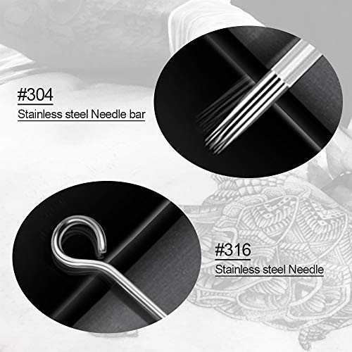 100pcs CINRA A agulhas misturadas revestimento redondo e agulha de shader agulhas tradicionais agulha longa agulha mista