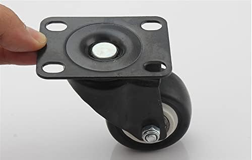 Gruni 1,5 polegadas Pu Casters Wheels Mudar a roda vestível para móveis de sofá, trolleys hardware industrial 2pcs