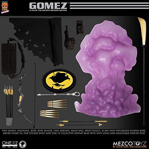 Mezco One: 12 Collective Gomez - O Clã da Golden Dragon Edition 2020 Con Exclusive