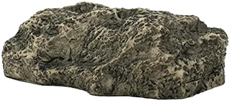 Pangea Key Hider Fake Rock, à prova de intempéries e seguro para chaves sobressalentes, aparência real e de pedra, jardim, ao ar livre,