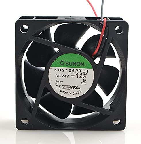 Estabelecer para Sunon KD2406PTB1 24V 1,9W 6025 6cm de ventilador de resfriamento de inversor de 2 fios