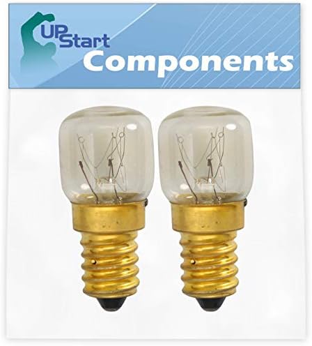 2 -Pack 4173175 Substituição da lâmpada para Whirlpool RBD245PRT02 - Compatível com lâmpada de lâmpada de forno de hidromassagem 4174128