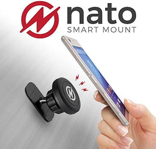 Montagem inteligente da OTAN - suporte magnético multiuso para telefones, tablets e dispositivos - estabilidade universal em carros, casas e escritórios