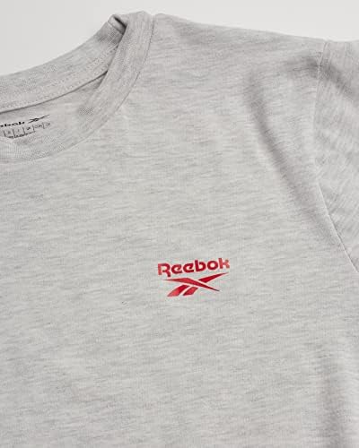 T-shirt ativa dos garotos da Reebok-camisa de performance seco de 2 pacote para meninos-tee de esportes atléticos infantis