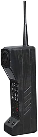 ABAODAM 3PCS Modelo de telefone vintage Janela preta de ferro preto