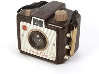 Art Deco Bakelite Camera Conjunto de 2 vintage com flashes