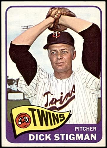 1965 Topps 548 Dick Stigman Minnesota Twins NM+ Twins