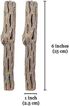 Jor Hermit Crablow Woods, 5 polegadas de comprimento, madeira escalada, brinquedo de mastigar, atividades estimulantes para