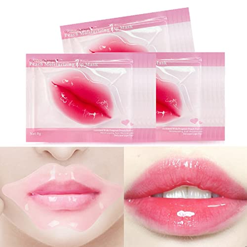 paminify máscaras labiais folha hidratante colágeno de cristal rosa sob máscara ocular gel Gel antienvelhol remendo o removedor de círculo escuro 30 pacotes com caixa, rosa