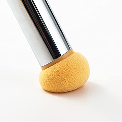 Teonei Head Uil Art Brush Penge de esponja de unhas, flash gel Polish em pó de poeira Ponto de caneta de limpeza, ferramenta de arte