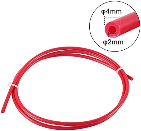 Tubo Sutk 1m Ptfe 24 para V5 V6 1,75 mm Filamento para J-Head Hotend Reprap Extrusora Garraga PTFE Tubo 3D Peças da impressora