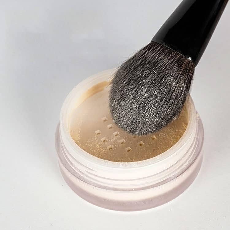 N/A 9 escovas de maquiagem Bolsa de couro portátil Definir ferramentas de beleza do conjunto de beleza
