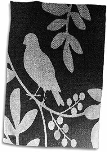 3drose florene decorativo - pássaro em neutro - toalhas