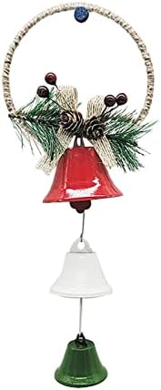 Lâmpadas de natal sengtong decorações de árvores abertas sinos de Natal pendurado no Natal decoração de metal férias