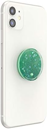 Popsockets Poptop: Top Swappable para base de telefone - Tidepool Ultra Mint e Grip Clear Phone