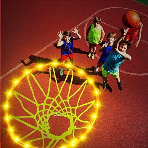 Light Up Basketball brilho no basquete escuro com bomba 2 luzes de basquete LED Luzes de argola 2 Glow Basketball