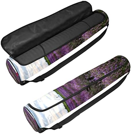 Ratgdn Yoga Mat Bag, lavanda Manor Exercício ioga transportadora de tapete full-zip yoga tape