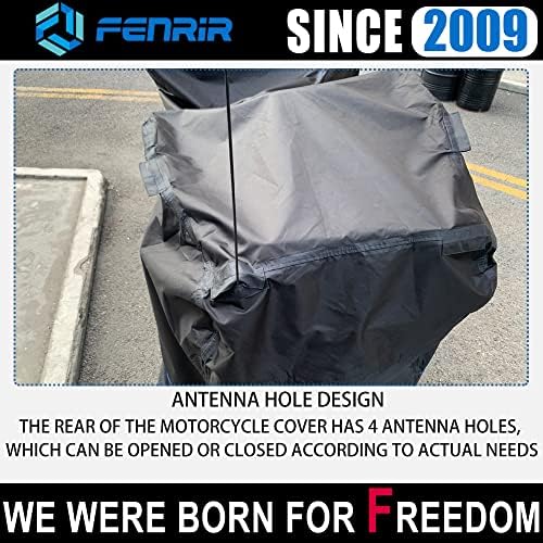 Fenrir 111 polegada 420d Trike Motorcycle Cobra à prova d'água de armazenamento ao ar livre Antena anti-escaldamento Hole para Wheeler