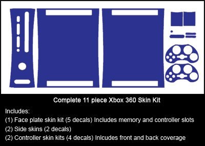 Microsoft Xbox 360 Skin - Novo - Sistema de fibra de carbono Skins Faceplate Decal