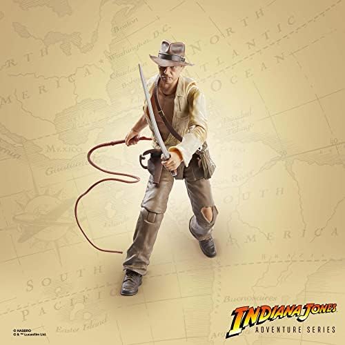 Indiana Jones e The Temple of Doom Adventure Series Figura, 6 polegadas, brinquedos para crianças de 4 anos ou mais