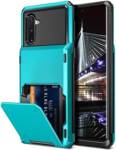 Vofolen for Galaxy Note 10 Caixa [bolso de 4 slot] Polícia de carteira Id Id ID do suporte para arranhões resistentes à camada