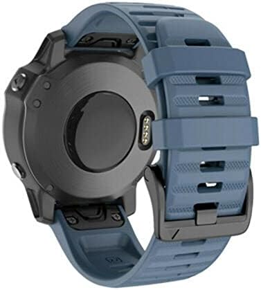 Bandkit 26 20 22mm Silicone Retwan Watch Band Strap para Garmin Fenix ​​7x 6x Watch EasyFit Strap Strap