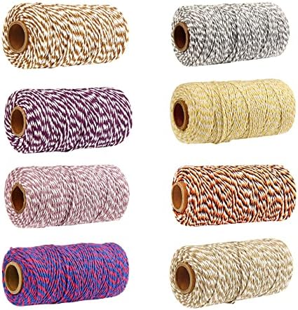 Corda de algodão colorida de algodão de algodão diy tecida de algodão grosso, tecido de tapeçaria corda amarrada de corda de