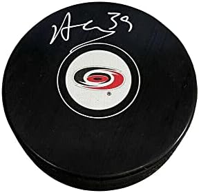 Alex Nedeljkovic assinou os furacões Carolina Puck - Pucks autografados da NHL