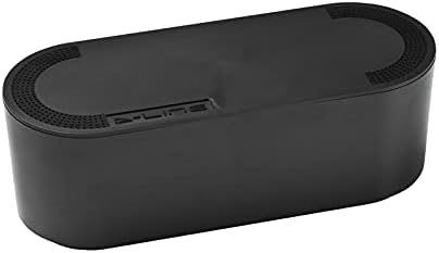 D -line 12,75 pol. L Black ABS Cable Organizer Box - Caso de: 1;