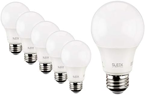 Elegante Lightbulb de LED de LED de 5,5w A19 - Lâmpada de iluminação doméstica de uso geral - branca - 450lm, chip HL,