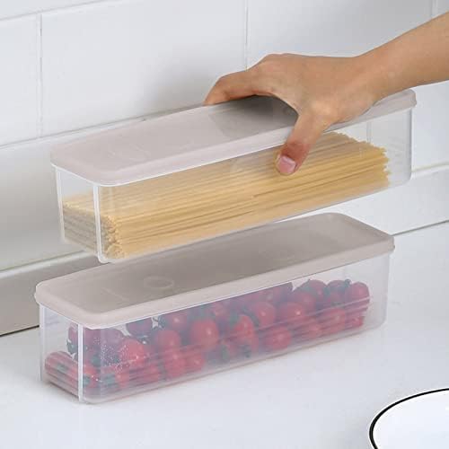 Caixa de recipiente de macarrão blmiede caixa de armazenamento de macarrão plástico caixa de macarrão gelado gelado na geladeira