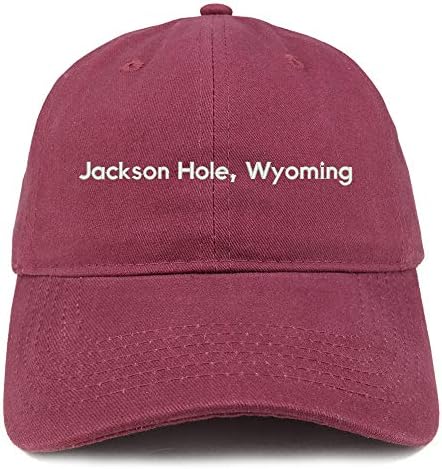 Trendy Apparel Shop Jackson Hole Wyoming Cotton Unstructured Dad Hat