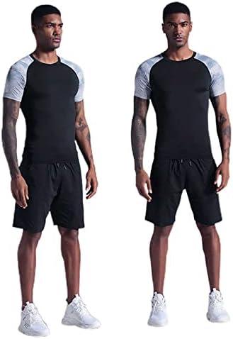 Camisas masculinas de verão casuais camisetas de treino masculino de elementos de manga curta atlética T mens e alta camiseta alta