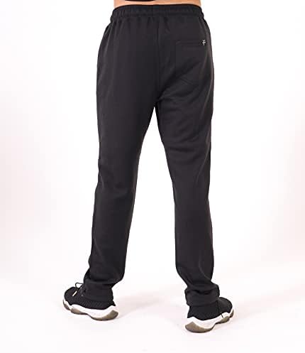 Captura de tela esportes de masculino premium cônico Open Bosham joggers entrelaçadas de bloqueio de moletom aberto