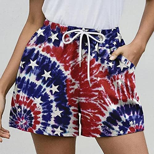 Miashui unhas para mulheres curtas independência Dia Mulheres American Flag Padrões