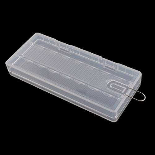 Novo LON0167 Plástico Claro Caixa de armazenamento de bateria selada de plástico Titular 8 x Baterias AA (Durchsichtiger, Versiegelter