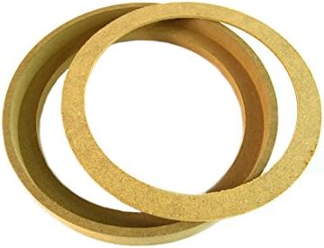 1 par de 6,5 Ring-6.5Bz MDF RECESSO DE ANEGO DE ALTAMENTO COM ESPACER DE MONTAGEM DE MOLHE