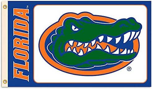 Florida Gators, de 2 lados de 3 pés. x 5 pés. Bandeira com ilhós