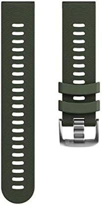 Soumix 20mm Sport Silicone Watch Band Strap for Garmin Forerunner 245 245m 645 Vivoactive 3 Vivomove HR Smart Bracelet Pulset