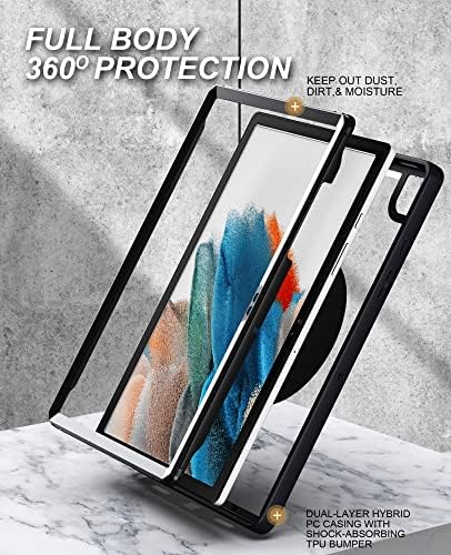 TABET PC Tampa de capa leve compatível com Samsung Galaxy Tab A7 10,4 polegadas T500/T505, estojo de choque de grau