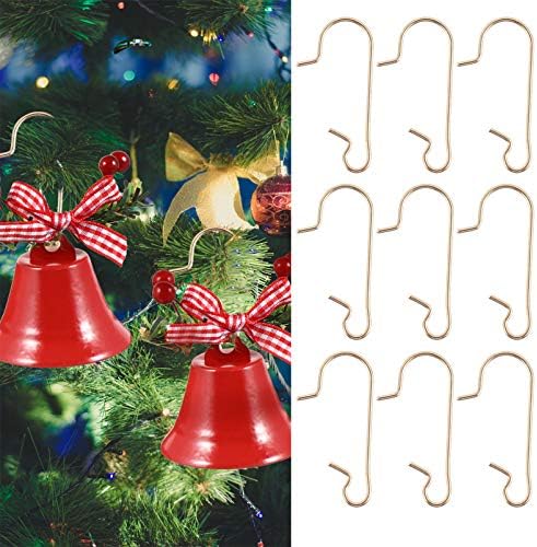 Cabilock Christmas Ornament Gongreds S Hanger Ganches de arame de metal Decoração de árvores de Natal