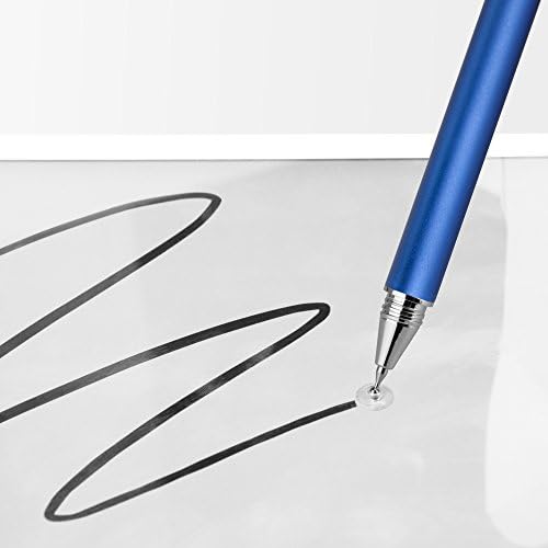 Caneta de caneta de onda de ondas de caixa compatível com Lenovo ThinkPad E14 Gen 2 - caneta capacitiva da FineTouch, caneta de caneta super precisa - prata metálica