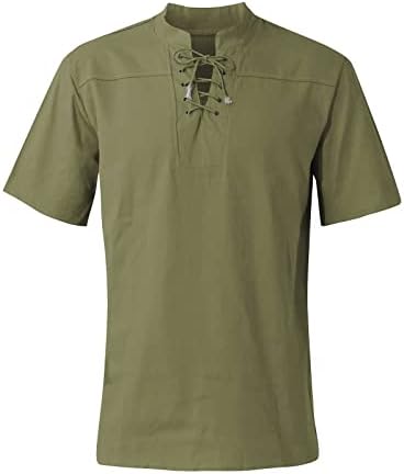 Camisetas masculinas rtrde masculina colo sólido colar de cola-de-colar de gola casual camiseta curta camisa de manga curta camisa superior