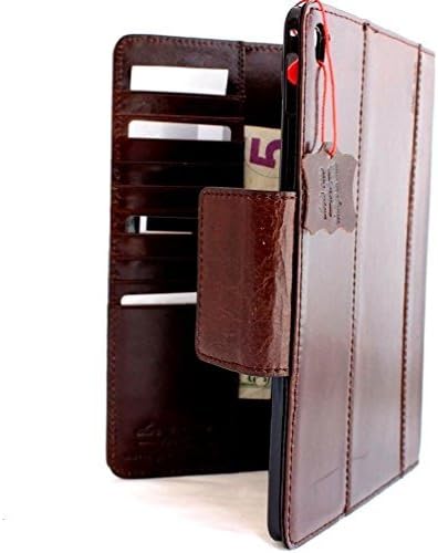 Caso de couro vintage genuíno para Apple iPad Pro 9.7 Modelo Tampa de mão Made Made Stand Slots de cartões de crédito de luxo