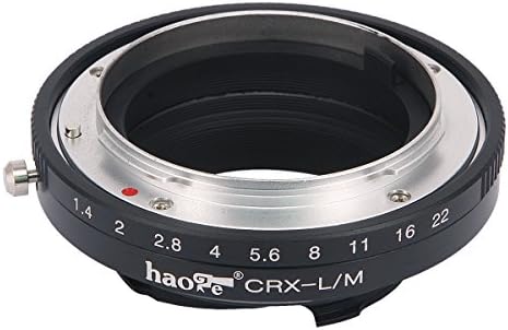 Adaptador de lente manual HAOGE para a lente de montagem contarex CRX para a câmera de montagem Leica M LM, como M240, M262,