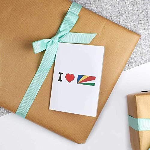 5 x A1 'I Love Seychelles' embrulhada/embrulho lençóis de papel