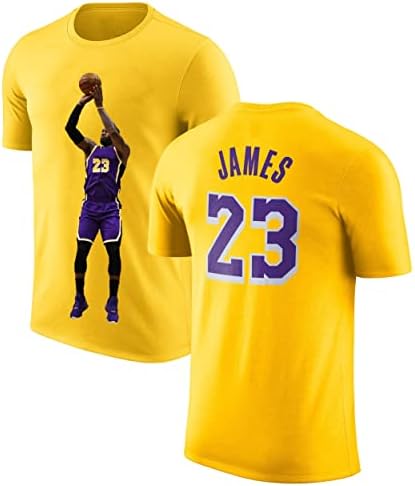 James 23 Jersey de basquete infantil Tamanhos jovens de camisetas com manga de braço