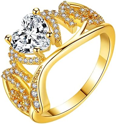 Ringas legais de menino anel de anel de listar jóias de jóias de diamante amor mamãe mamãe micro rings em forma de coração