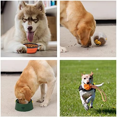 Brinquedos de tigelas de cães de alimentação lenta para treinamento de QI e enriquecimento mental com bolas de tratamento taças