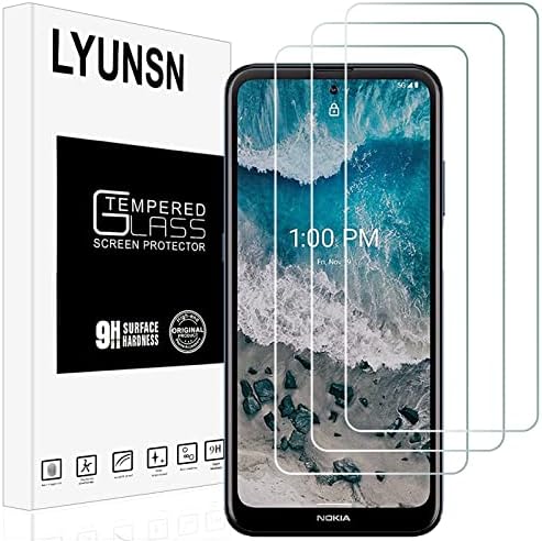 LYUNSN [3PACK] Para Nokia X100 Protetor de tela Temperado Filme Protetor de Proteção 9H Duridade Resistão de Resistão Easy